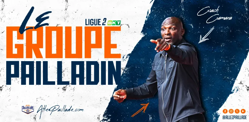 Le groupe pailladin contre le Red Star sans Alexandre Mendy