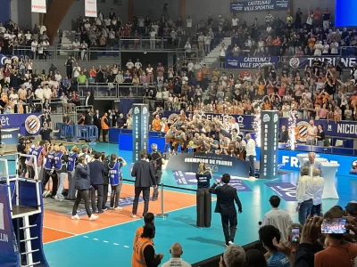 Le MHSC VB est sacré champion de France de volley-ball pour la neuvième fois de son histoire