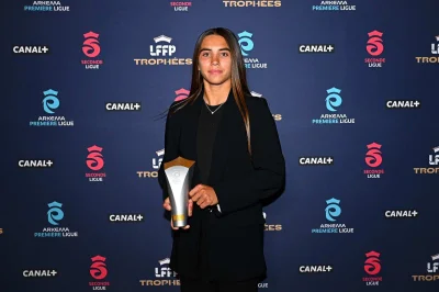 Trophées LFFP : Justine Rouquet élue révélation de la saion