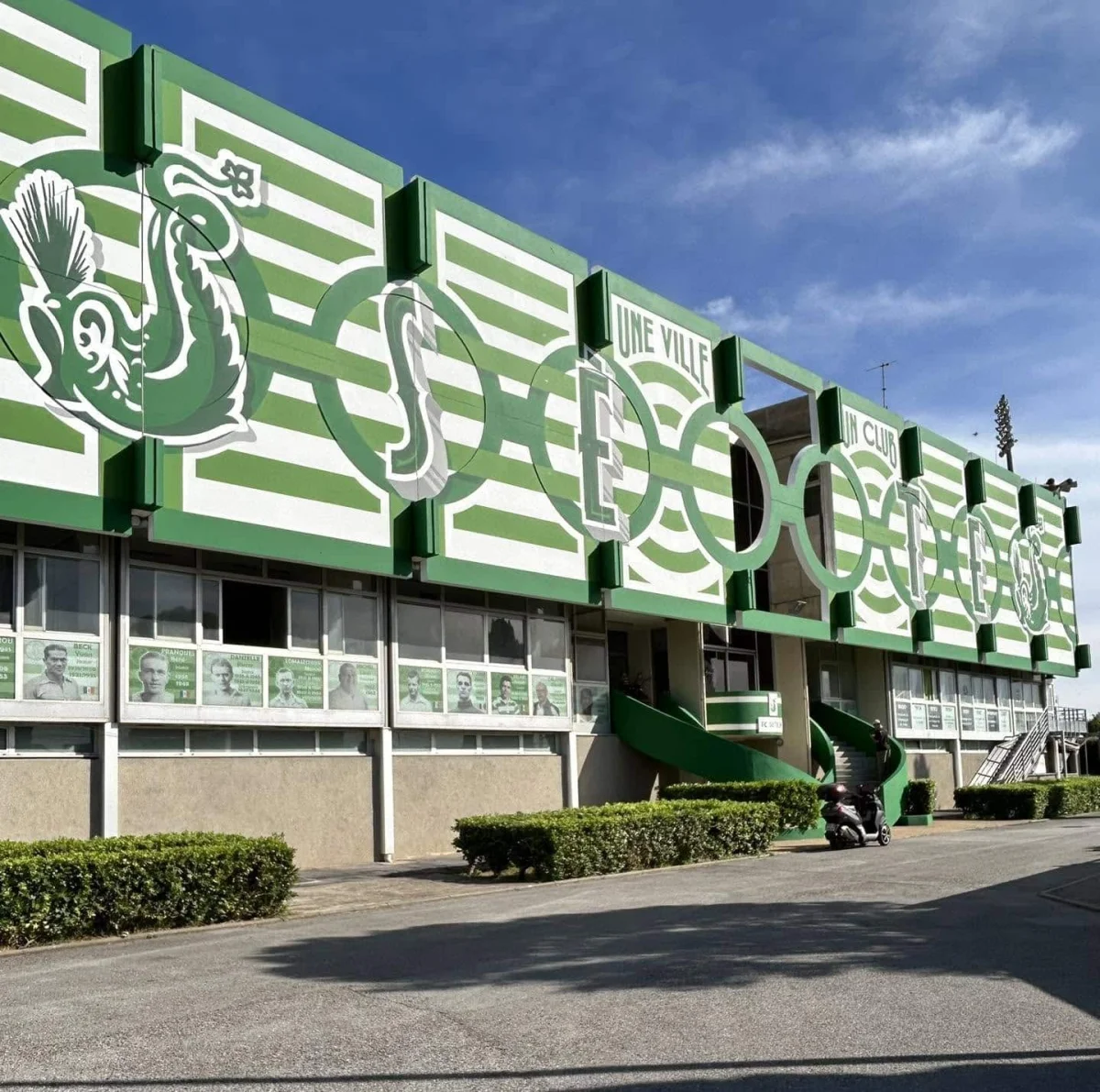 A travers une grande fresque, le stade Louis Michel de Sète fait peau neuve