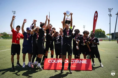 Les U15 du MHSC remportent la Coupe d’Occitanie U15 et réalisent le doublé