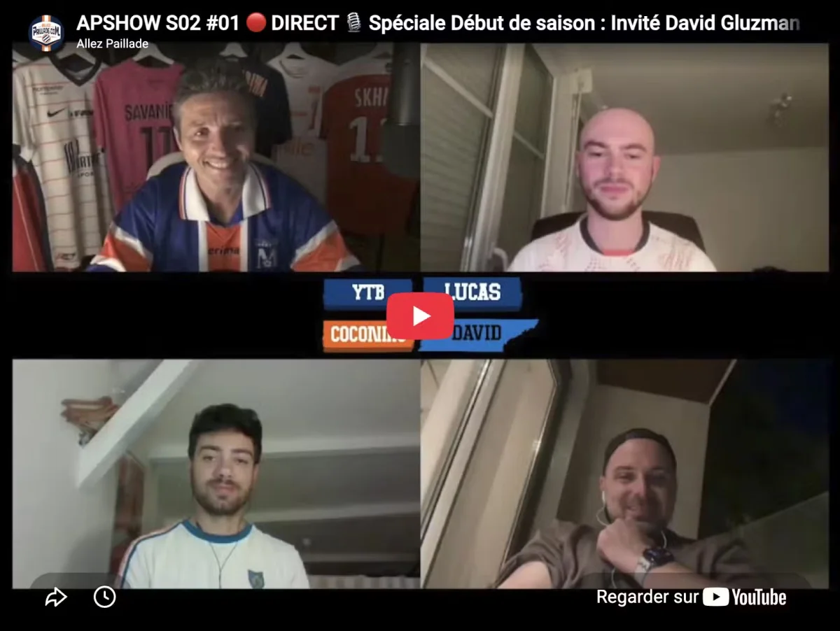 APSHOW S02#01, invité David Gluzman de l’After Foot. Les replays sont dispos.