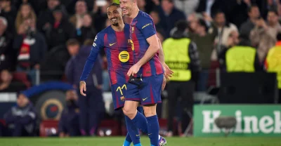 Liga : Raphinha et Lewandowski, l’hommage du Barca