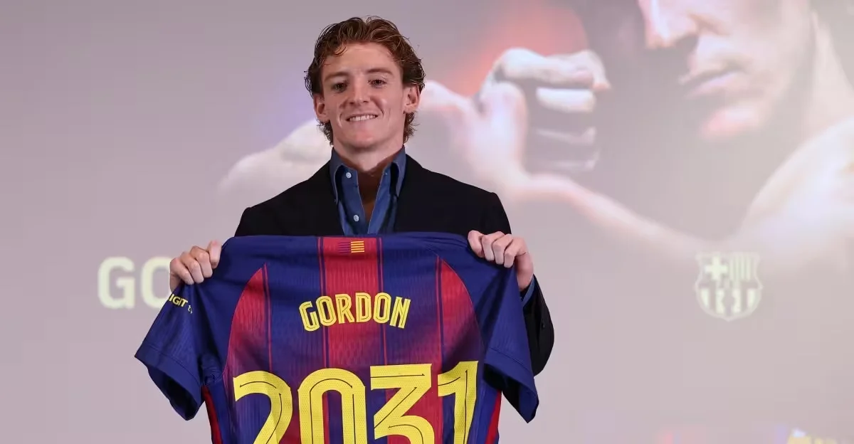 Reprise : première séance d’Anthony Gordon au Barça