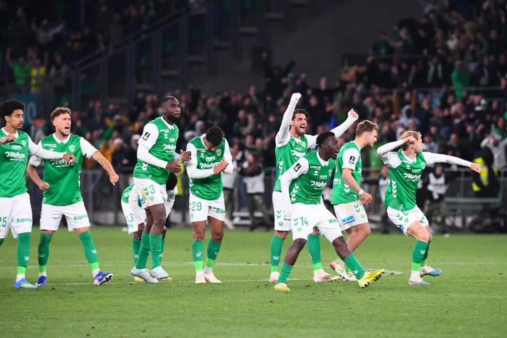 ASSE : les Verts ont totalement éteint Nice avant même le barrage retour !