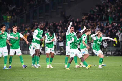 ASSE : les Verts ont totalement éteint Nice avant même le barrage retour !
