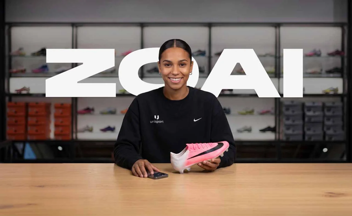 Unisport présente Zoai : probablement la première experte IA mondiale des chaussures de football Nike