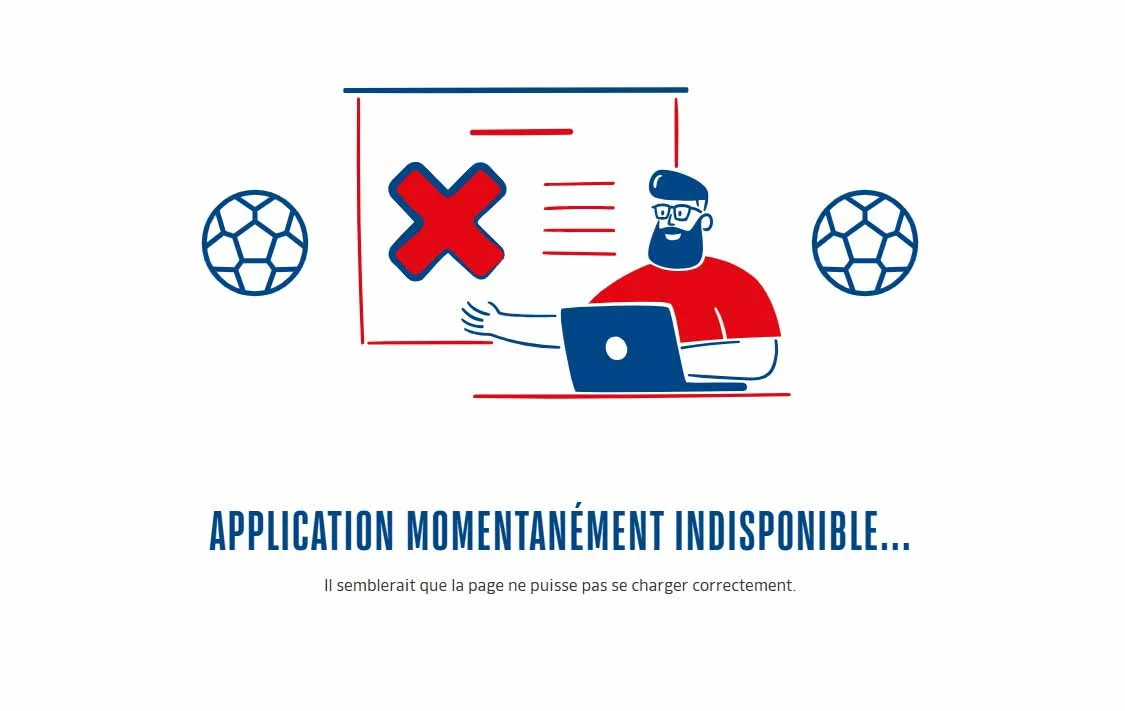 L’application Footclubs sera fermée le mardi 28 juillet toute la journée