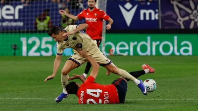 Liga : le FC Barcelone s’impose à Osasuna et se rapproche grandement du titre 