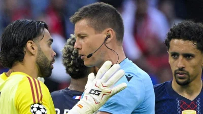LdC : l’UEFA s’est trompée sur le choix de l’arbitre de la finale PSG-Arsenal