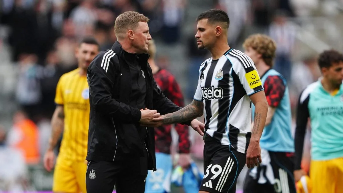 Newcastle : Eddie Howe a un doute pour Bruno Guimarães