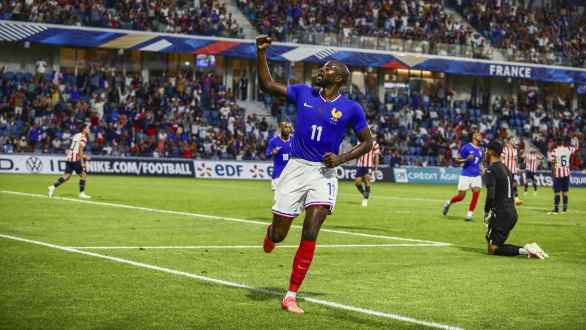Jean-Philippe Mateta réagit après le Mondial des Bleus