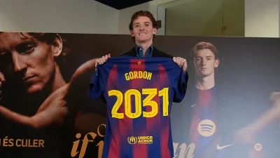 FC Barcelone : Anthony Gordon a effectué son premier entraînement