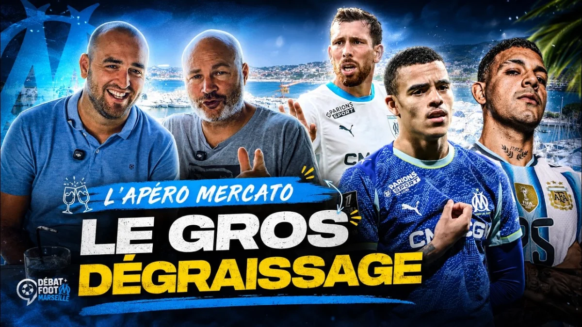 Apéro MERCATO OM : GREENWOOD, Gouiri, Aubameyang Medina, Hojbjerg, la grande lessive !
