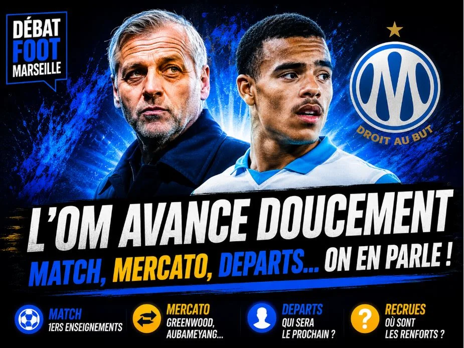 🔵⚪️ OM : Le MERCATO démarre, les départs… le premier match amical !