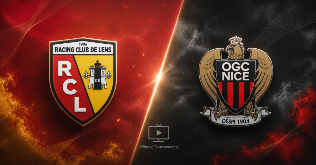 RC Lens – OGC Nice : Streaming, chaine TV et compos