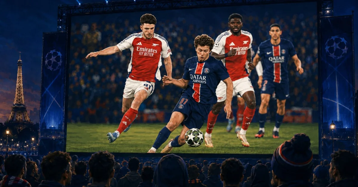 PSG – Arsenal : où voir la finale dans un bar ou sur écran géant ?