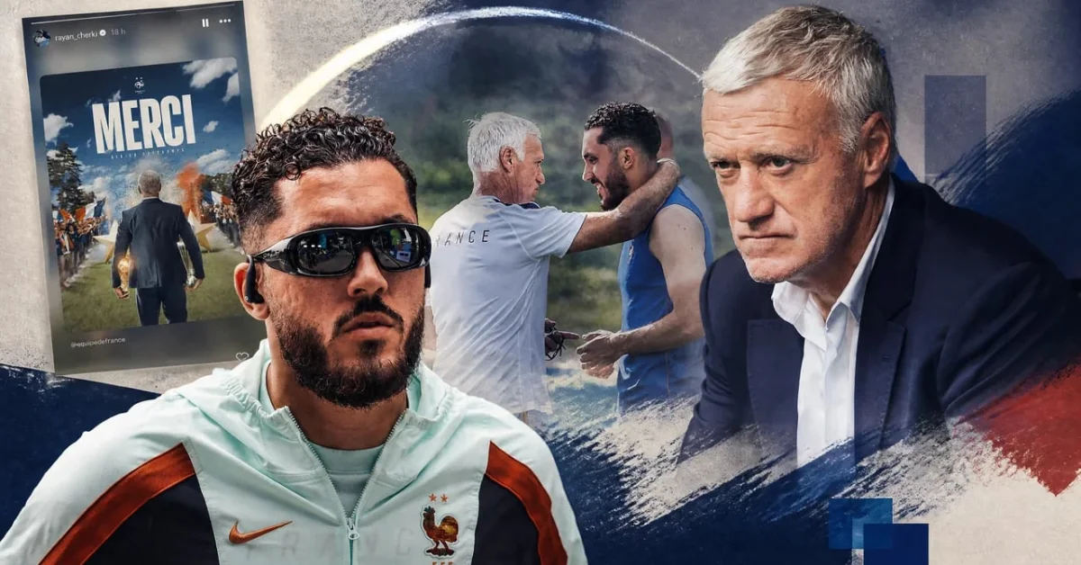 Cherki tente d’éteindre l’incendie avec Deschamps