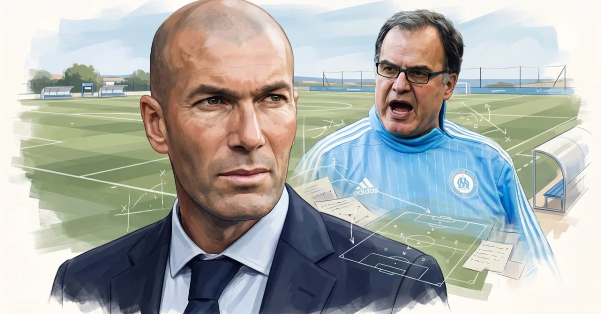 OM : ce que Zidane était venu apprendre auprès de Bielsa