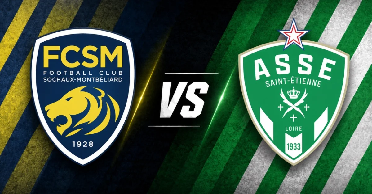 Sochaux-Saint-Etienne : streaming, chaine TV et compos