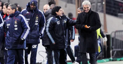 Domenech : la phrase sur Maradona qui avait glacé la salle