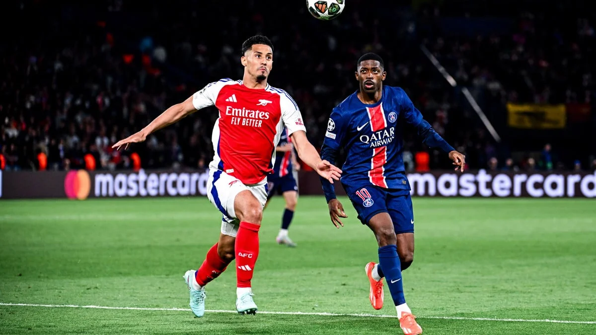PSG/Arsenal - Saliba se lâche sur son futur duel avec Dembélé : «C’est toujours chiant de jouer contre»