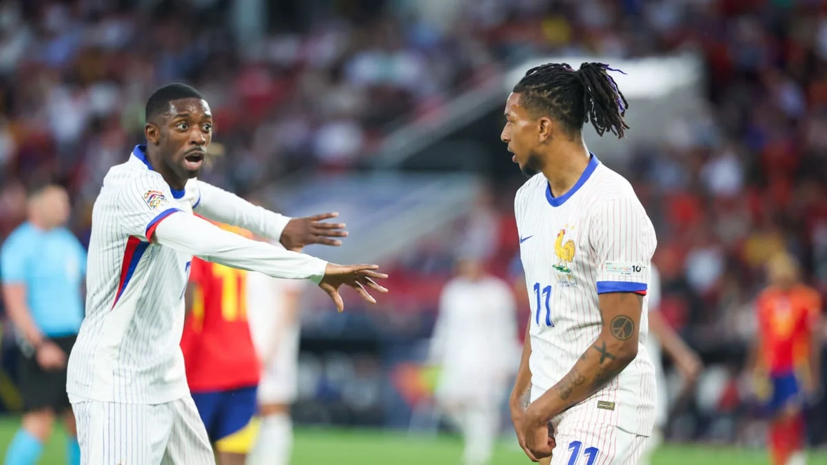 France-Espagne : «Le duo crève le match», Ousmane Dembélé et Michael Olise se font tacler sur RMC !