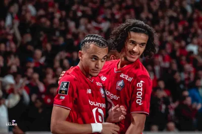 LOSC : Ethan Mbappé et Ayyoub Bouaddi déguisés en faux réparateurs