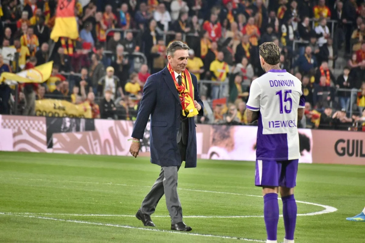 Guillaume Warmuz est venu partager son expérience de la finale de la Coupe de France 98 avec le groupe lensois