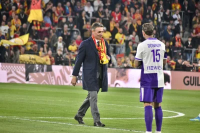 Guillaume Warmuz est venu partager son expérience de la finale de la Coupe de France 98 avec le groupe lensois