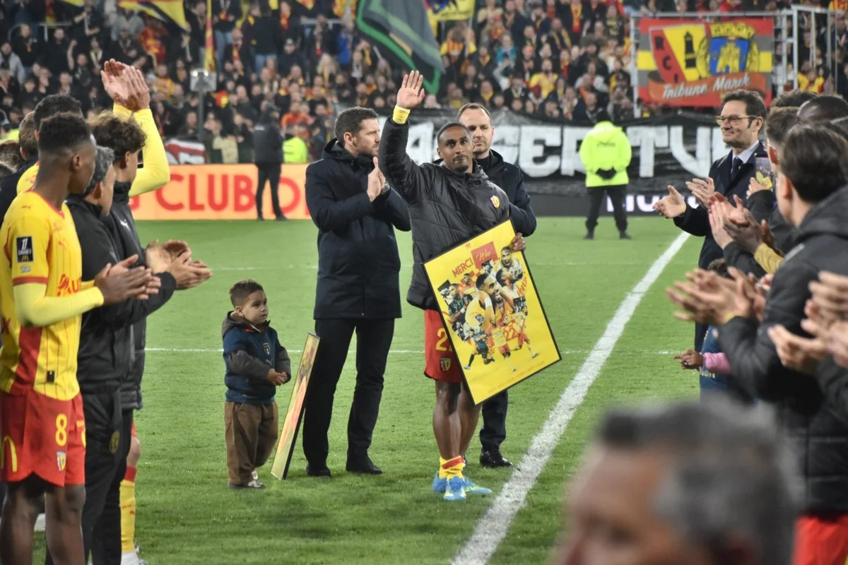 Wesley Saïd est venu saluer ses anciens partenaires du RC Lens