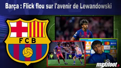 Barça : Flick flou sur l'avenir de Lewandowski