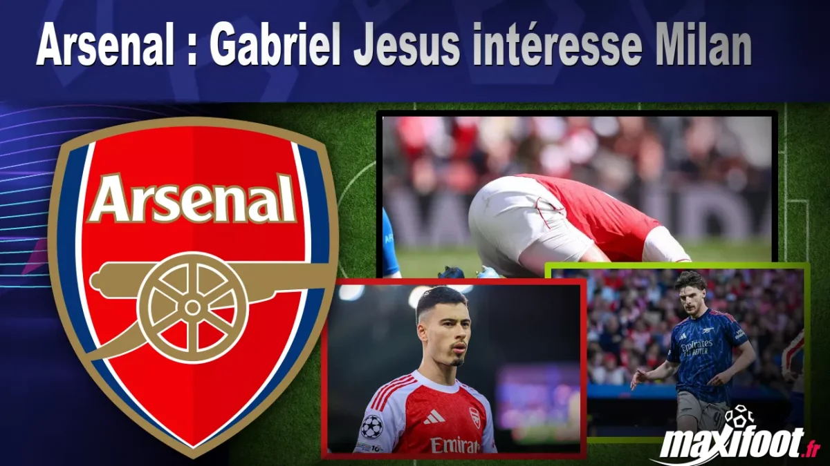 Mercato Arsenal : Gabriel Jesus intéresse Milan
