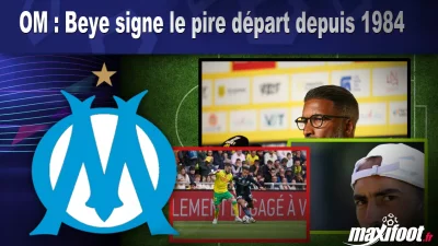 OM : Beye signe le pire départ depuis 1984