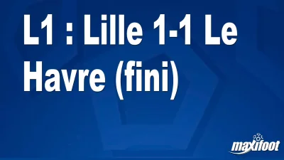 L1 : Lille 1-1 Le Havre (fini)