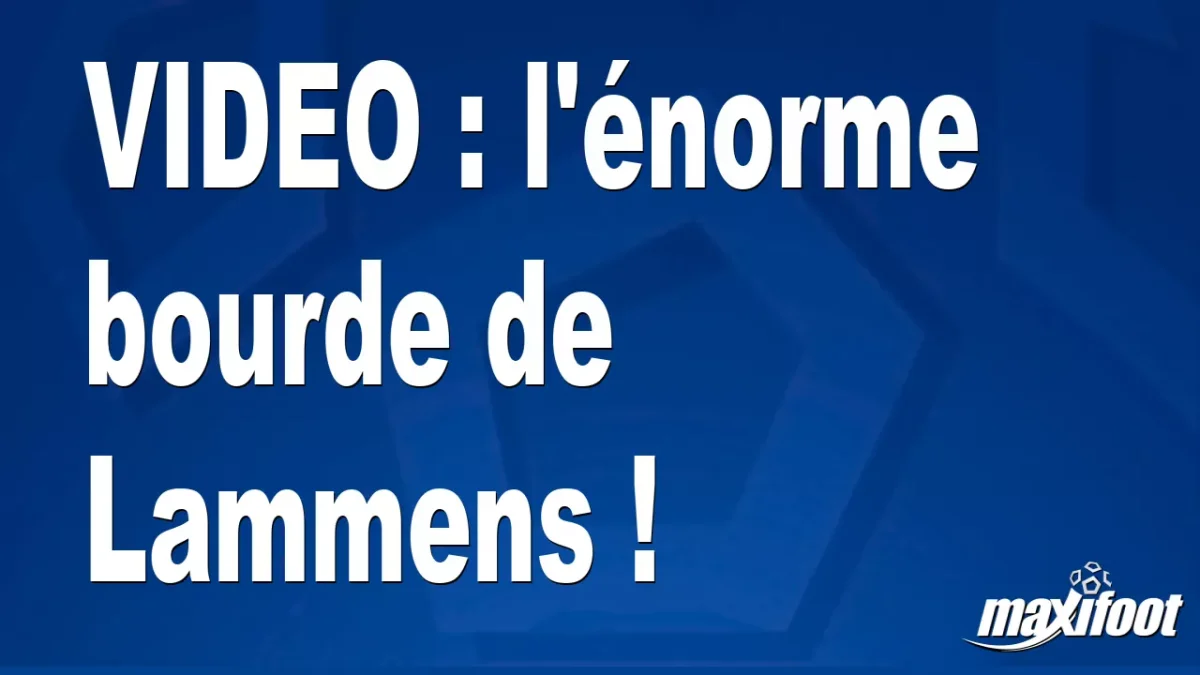 l'énorme bourde de Lammens !
