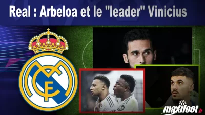 Real : Arbeloa et le "leader" Vinicius