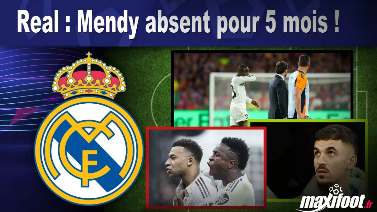 Real : Mendy absent pour 5 mois !