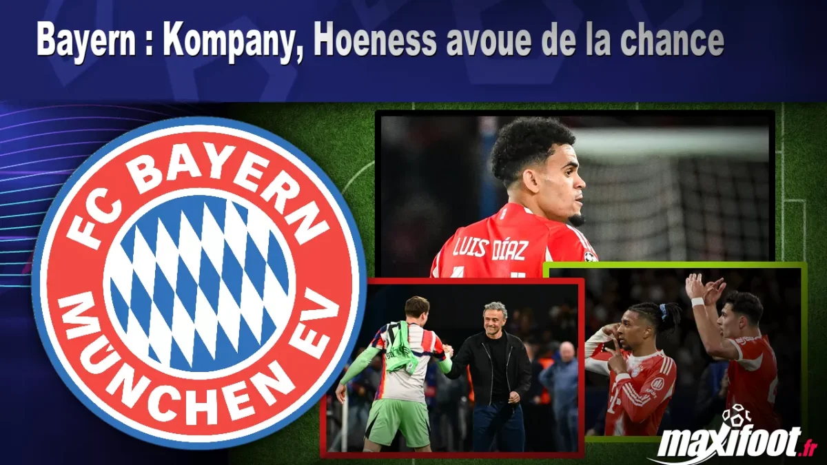Bayern : Kompany, Hoeness avoue de la chance