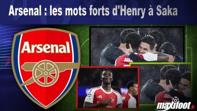 Arsenal : les mots forts d'Henry à Saka