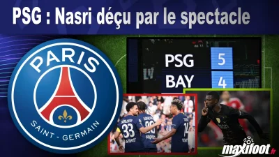 PSG : Nasri déçu par le spectacle