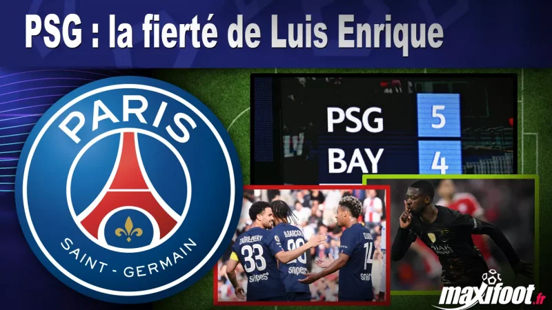 PSG : la fierté de Luis Enrique