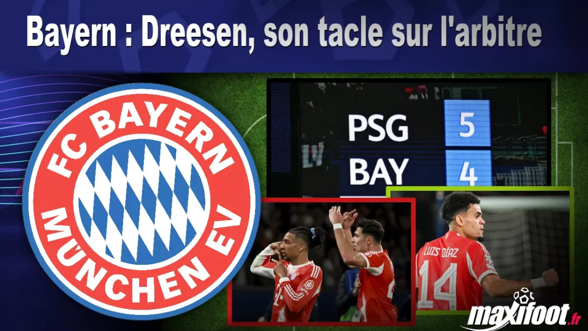 Bayern : Dreesen, son tacle sur l'arbitre