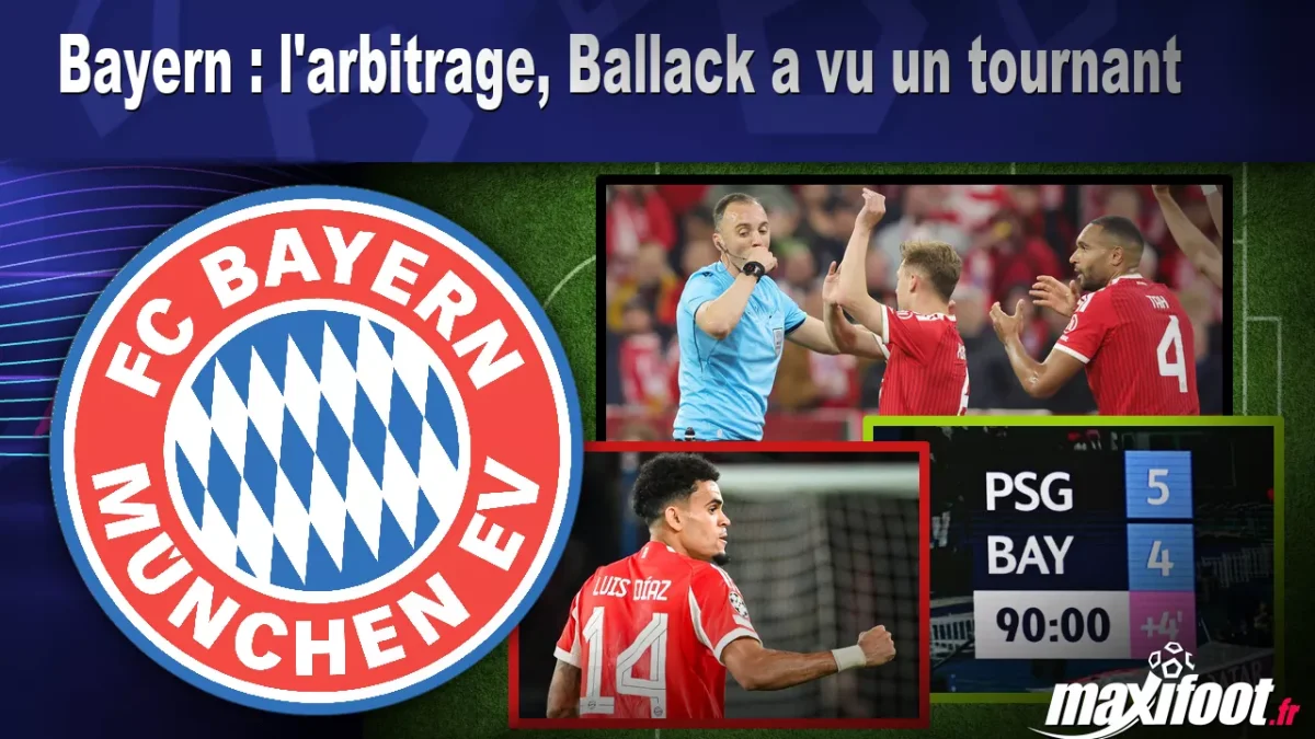 Bayern : l'arbitrage, Ballack a vu un tournant