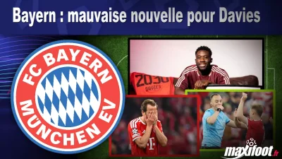 Bayern : mauvaise nouvelle pour Davies