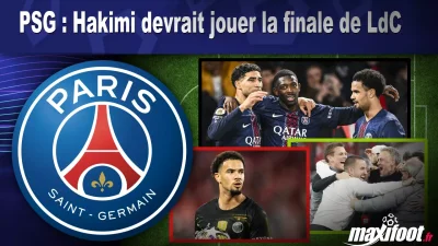 PSG : Hakimi devrait jouer la finale de LdC