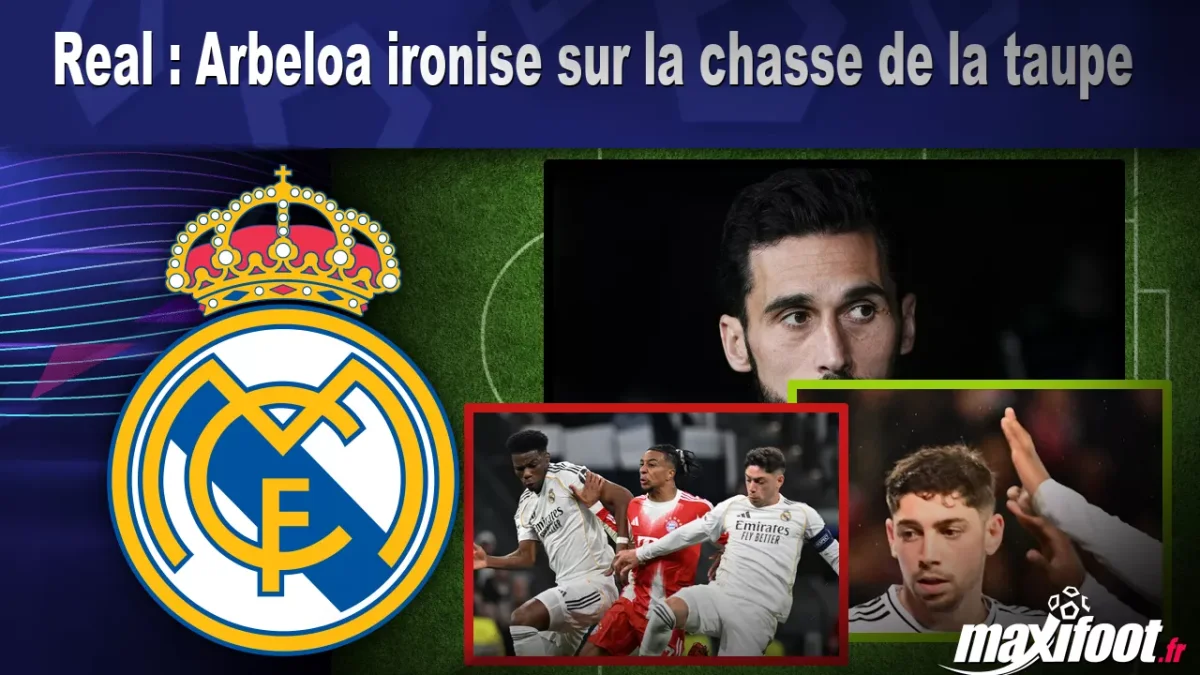 Real : Arbeloa ironise sur la chasse de la taupe
