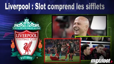 Liverpool : Slot comprend les sifflets