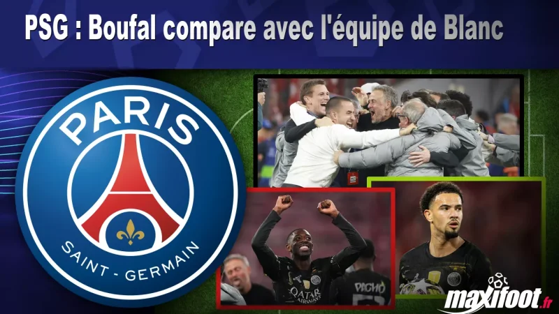 PSG : Boufal compare avec l'équipe de Blanc