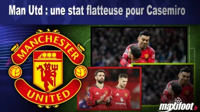 Man Utd : une stat flatteuse pour Casemiro
